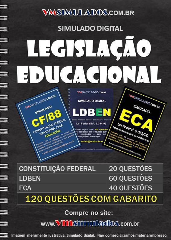 LEGISLAÇÃO EDUCACIONAL: CF/88 LDBEN ECA www.