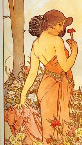 O Art Nouveau de Alphonse Mucha O Art Nouveau surgiu na Europa entre 1890 à 1910.