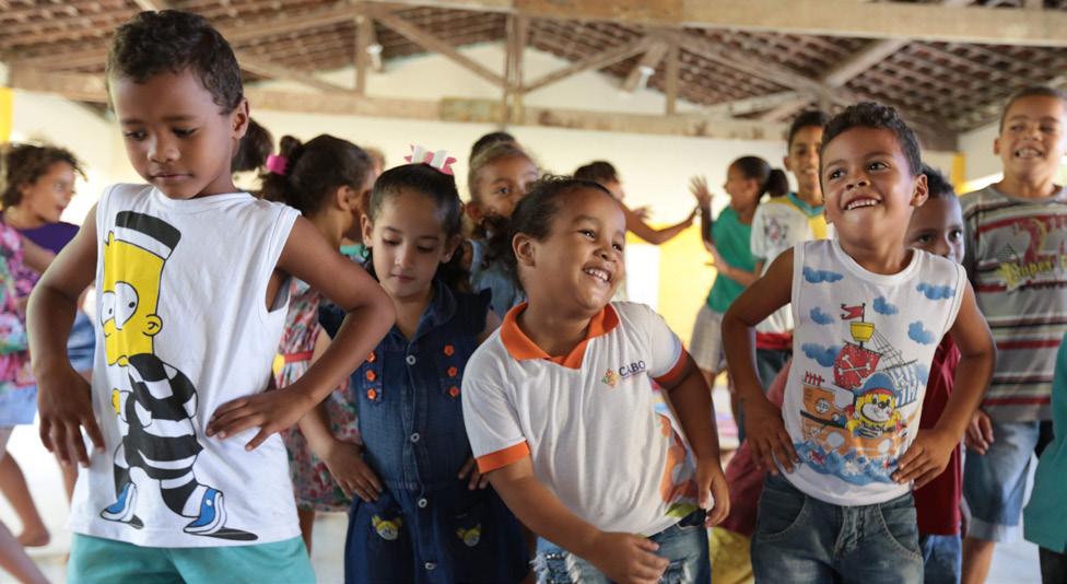Infância, que é desenvolvido em parceria com o Instituto C&A, em três municípios no estado de Pernambuco: Camaragibe, São Lourenço da Mata e Cabo de Santo Agostinho.
