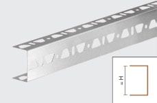 E 15,91 40 -ZSD -ZSD são tacos em aço galvanizado ou inoxidável para a fixação mecânica adicional de Schlüter -KERDI- BOARD à base.