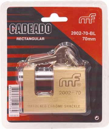 0011 40mm un 12 Cadeado latão argola alta 2001-bl 150.0070 30mm un 12 150.