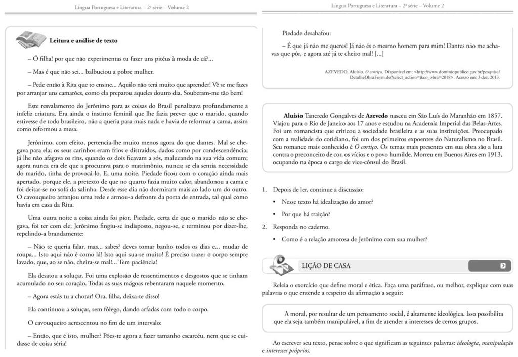 272 Imagem 83: Estudo do texto alegórico (parábola, fábula, apólogo). Secretaria da Educação do Estado de São Paulo.