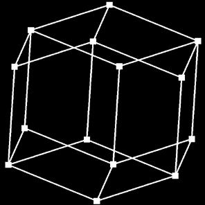 8 arestas do dodecaedro rômbico Poliedro de