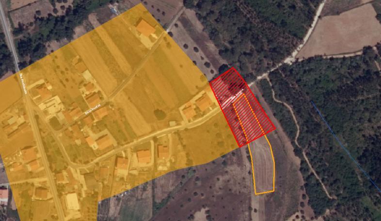 Aferição da existência de quebras de contínuo urbano ao longo de eixos viários, por forma a garantir a futura implementação de frentes edificadas consolidadas e, consequentemente, um melhor