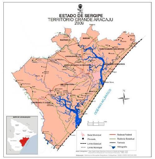 Localizado no Centro-Leste do Estado de Sergipe, é formado por nove municípios: Aracaju, Barra dos Coqueiros, Itaporanga d'ajuda, Laranjeiras, Maruim, Nossa Senhora do Socorro, Riachuelo, Santo Amaro