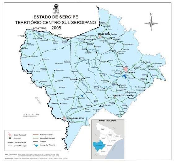 Localizado no Centro-Sul do Estado de Sergipe, é formado por cinco municípios: Lagarto, Poço Verde, Riachão do Dantas, Simão Dias e Tobias Barreto. Abrangeuma área de 3.