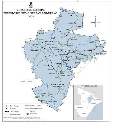 Localizado no Centro-Norte do Estado de Sergipe, é formado por seis municípios: Aquidabã, Cumbe, Feira Nova, Graccho Cardoso, Itabi e Nossa Senhora das Dores. Abrangeuma área de 1.