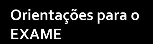 O paciente não de ter se submetido a qualquer técnica de branzeamento Não ter realizado atividade física por um mínimo 4 horas antes no exame A