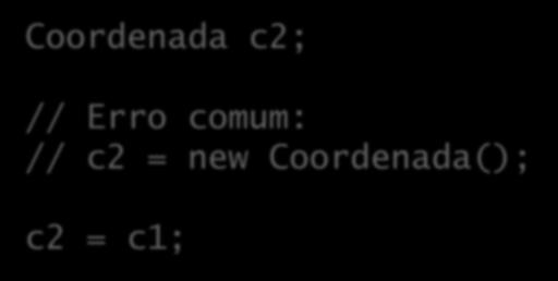 z = 30; Coordenada c2; //