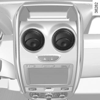 DIFUSORES DE AR, saídas de ar (2/2) 10 10 10 Para eliminar os maus odores em seu veículo, utilize exclusivamente dispositivos concebidos