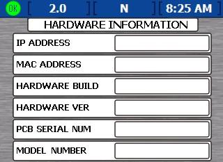 27228 Informções sore o Sistem Opção de Menu Descrição Tel Softwre Info Exie versão e