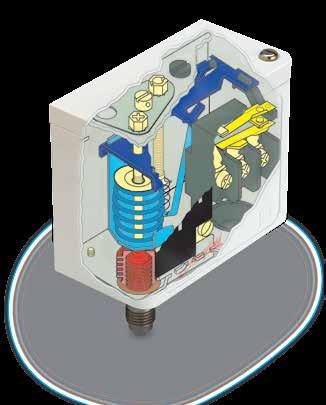 KP Pressostatos e termostatos Os pressostatos KP são projetados para proteger os sistemas de refrigeração contra pressões de descarga excessivamente altas e pressões de sucção excessivamente baixas,