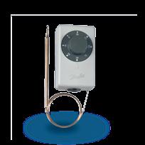 UT Termostatos Os termostatos UT possuem sensor capilar de aço inoxidável (18/8) ou de cobre e diferencial fixo. Sua temperatura deve ser ajustada para corresponder à necessária.