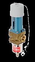 WVFX Válvulas para água controladas por pressão As válvulas de água controladas por pressão WVFX são usadas para regular o fluxo de água na instalação de refrigeração com condensadores resfriados a