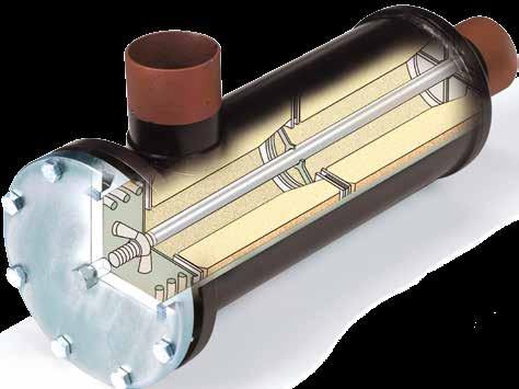 DCR Filtros secadores com núcleo intercambiável Os filtros secadores DCR protegem os sistemas de refrigeração e ar condicionado contra umidade, ácidos e partículas sólidas.