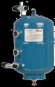 ESK Pulmões de Óleo No pulmão de óleo, qualquer refrigerante que esteja misturado com o óleo é evaporado e o óleo é resfriado e permanece disponível.