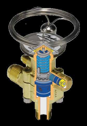 Por isso, estas válvulas são particularmente adequadas para a injeção de líquidos em evaporadores secos, onde o superaquecimento na saída do evaporador deve ser mantido constante.