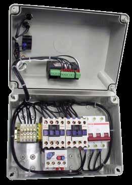 Caixas de controle para resfriados e congelados As caixas de controle são projetadas para executar os acionamentos e controles básicos do sistema de refrigeração.