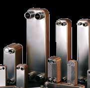 Os trocadores de calor são compactos, robustos e altamente eficientes.