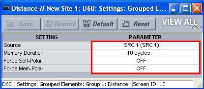 3.5 Distance Clique no sinal de + ao lado de Grouped Elements > Group1 > Distance e realize um duplo clique em Distance.