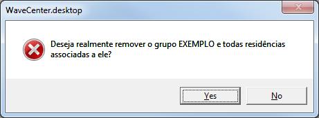 Apagar: Para remover o grupo, selecione-o na lista de grupos e