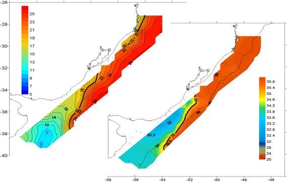Dinâmica das águas de plataforma continental Participação em projetos concluídos ou em andamento - Consórcio South At