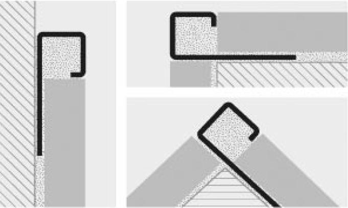 Pode ser também aplicado como ponto de transição e de decoração em pavimentos. É usado também como terminal em superfícies nas casas de banho, cozinhas e outros locais.