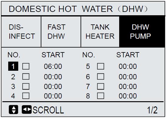 Em aquecimento ou arrefecimento poderá existir requisição simultânea de água quente sanitária.