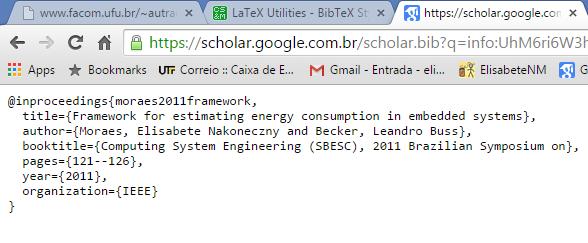 browser no google acadêmico: https://scholar.google.com.