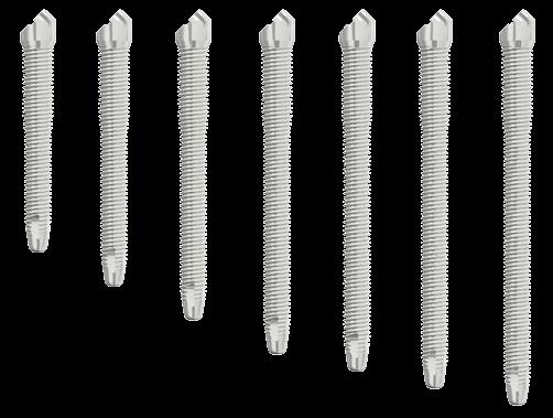 Implantes Zigomático Zigomatic Implants / Implantes Zigomatico Implante Cilíndrico. Interface Cone Morse com dimensões diferentes dos implantes convencionais (mesmas dimensões do implante Titamax WS).