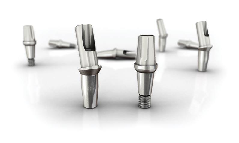 Componentes Protéticos Prosthetics Abutments / Componentes Protésicos 4.5 mm 6 mm.5 mm CM Munhão Universal Parafuso Passante Universal post Two Pieces / Muñón Universal Tornillo Pasante CM 0.8 Ø 3.