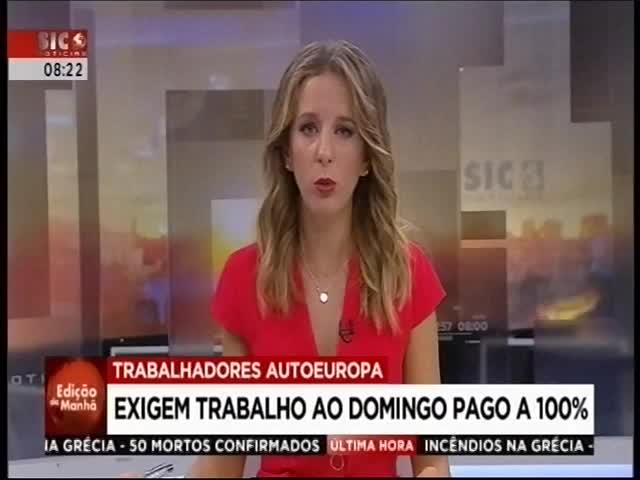 A31 SIC Notícias Duração: 00:00:35 OCS: SIC Notícias - Edição da Manhã ID: