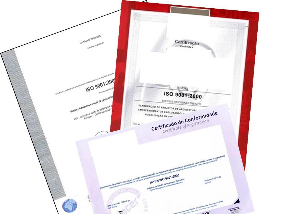 Certificação Atestação de terceira parte, relativa a produtos, processos,