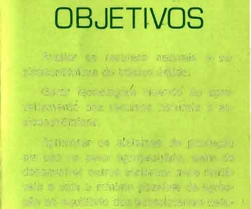 controle de pragas e doenças, domesticação de espécies nativas, além de