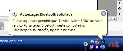 Agora sim, você terá certeza de qual porta configurar o programinha de webcam. Continuando.