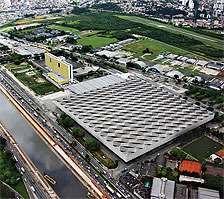 pavimentos no Brasil a utilizar perfis "I" compostos de chapas de aço soldadas, em substituição às composições rebitadas de fábrica.