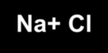 OSMOLARIDADE: É o número de partículas dissolvidas em 1L de água Dissociação do cloreto de sódio H2O + NaCl = Na+