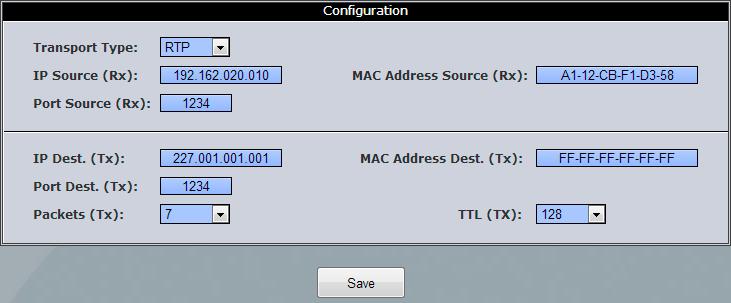 Configurando a saída ASI-IP Para configurar a saída ASI-IP, no menu principal escolha a opção Config > ASI-IP e siga os passos conforme a imagem abaixo.