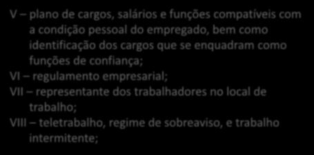 O que pode ser negociado CLT, art. 611-A. (cont.