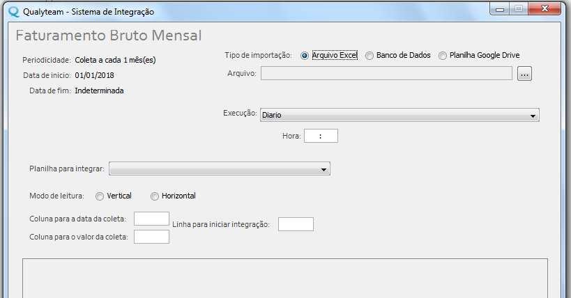 PD07 Integração por planilhas Caso o opte pela opção de Arquivo Excel ou Planilha