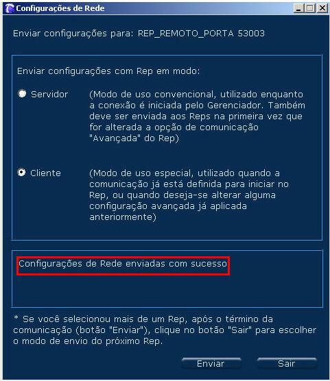 Maiores detalhes, consulte o capítulo 7 deste manual. 5.13.8 Enviar Horário de Verão A opção "Enviar Horário de Verão" envia ao Inner Rep o horário de verão.