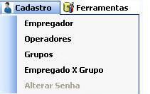 Regras de Grupos e Empregados x Grupo a) Os grupos são definidos por empresa, ou seja, não há como criar um mesmo grupo para mais de uma empresa. b) Cada Rep só pode ser associado a um grupo.