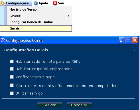 Para isso, ir em Configurações, Gerais e configurar o uso do Serviço, bem