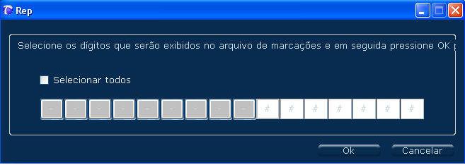 Texto Livre: Campo que permite escrever letras, espaços, usados para montar layout específico. Nome: Campo para exibir o nome do empregado. Permite de 1 a 52 caracteres.