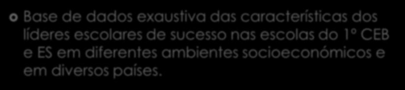 dos líderes escolares de sucesso nas