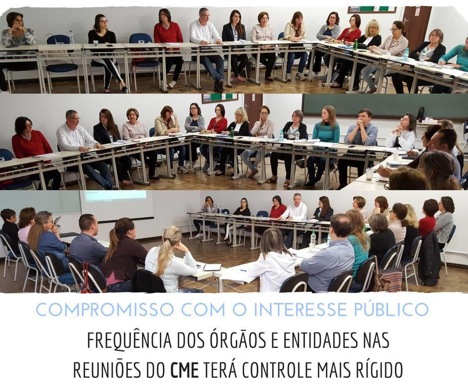 Conselho Municipal da Educação Estamos participando das reuniões mensais Temos