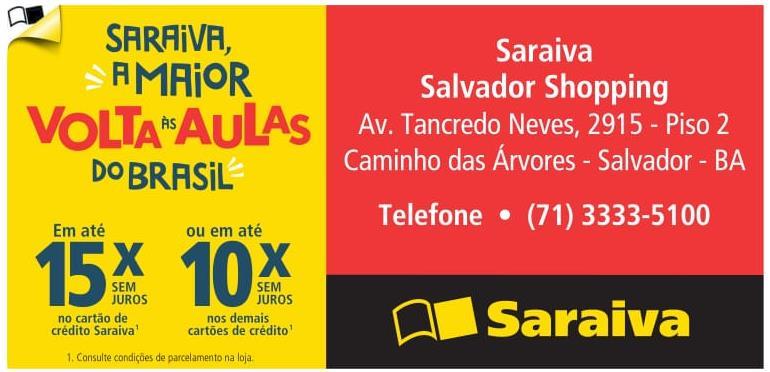 saraiva.com.br e receba em casa.