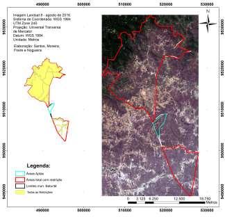 Figura 8 Mapa de restrição final para instalação de aterro sanitário na cidade de Baturité, Ceará.