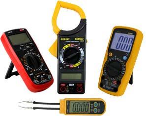 Introdução Os medidores de tensão, corrente, resistência elétrica são instrumentos que podem ser simples, baratos e apresentar outras funções,