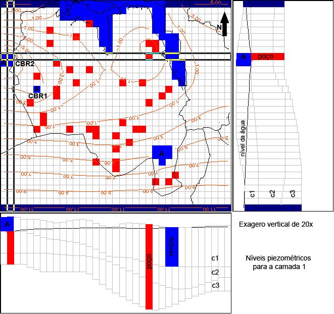 4. CONSTRUÇÃO DO MODELO E RESULTADOS Para o caso das partículas com origem na zona urbana de Amora (figura 4.